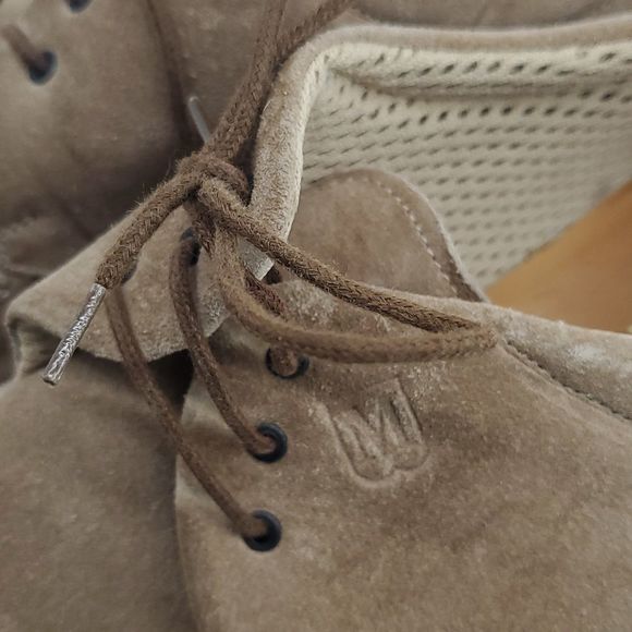 Bruno Magli Italian Lace Loafer Suede Leather Size 8 - Picture 5 of 16